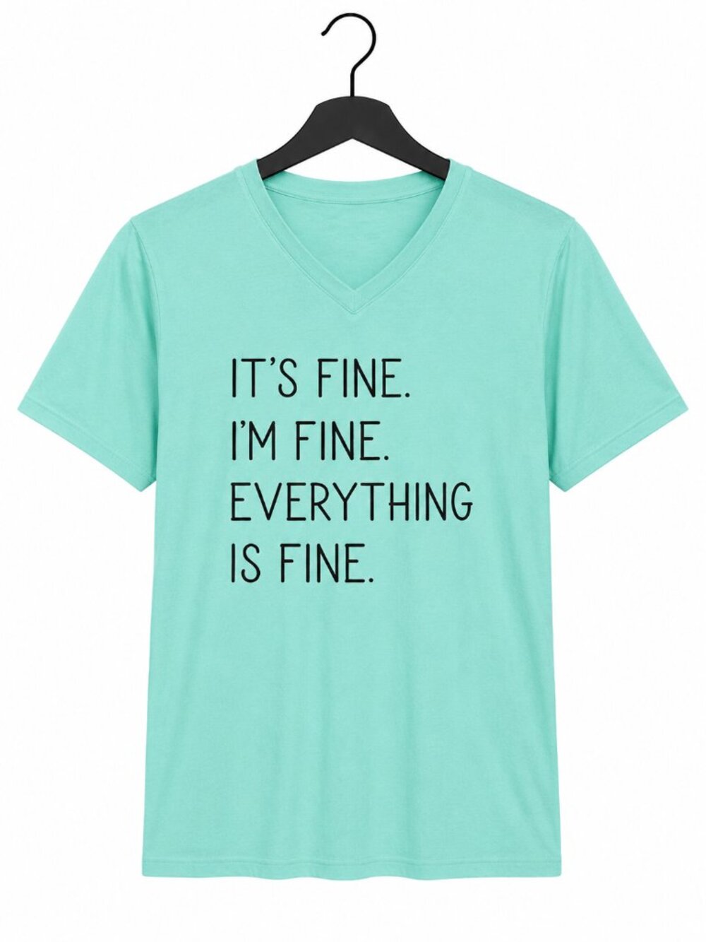Women's Graphic Tee Casual Short Sleeve V Neck, LIGHT GREEN, Size MEDIUM